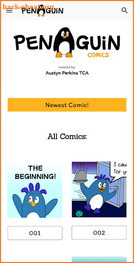 Pen & Guin Comics screenshot