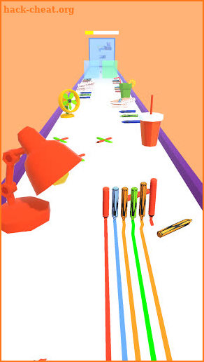 pencil run rush 3d line color adventure fun race screenshot