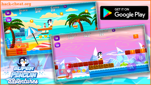 Penguin Run: Penguin in the wild jungle adventures screenshot