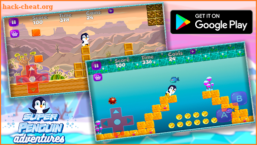 Penguin Run: Penguin in the wild jungle adventures screenshot