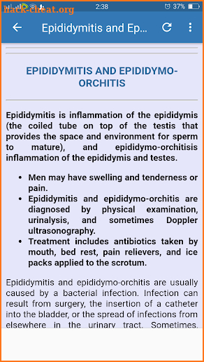 Penile & Testicular Problems screenshot