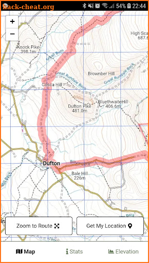 Pennine Way Offline Map screenshot