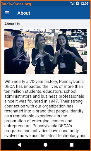 Pennsylvania DECA screenshot