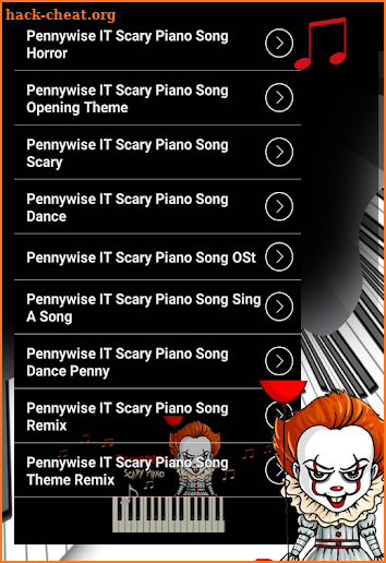 Pennywise IT Scary Piano screenshot