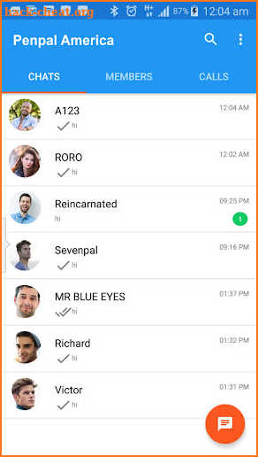 Penpal America - Chat with New Friends in America screenshot