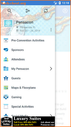 Pensacon 2019 screenshot