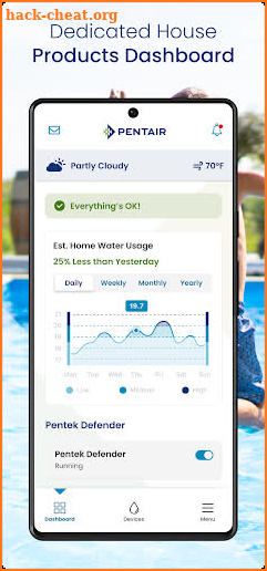 Pentair Home screenshot