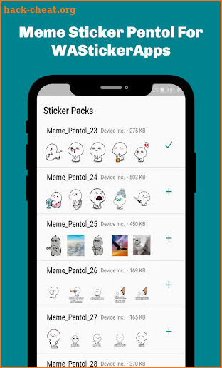 Pentol Funny Stickers for WhatsApp - WAStickerApps screenshot