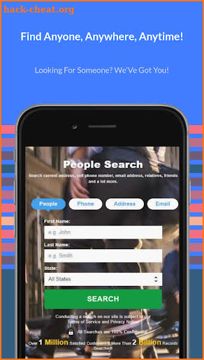 People Search screenshot