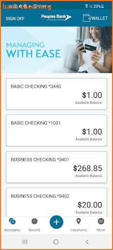 Peoples Bank Mobile screenshot