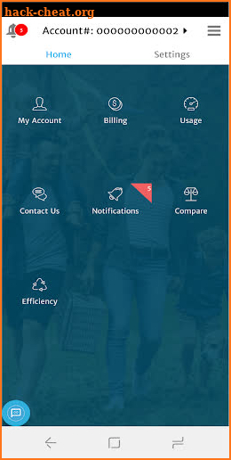 Peoples e-Account screenshot