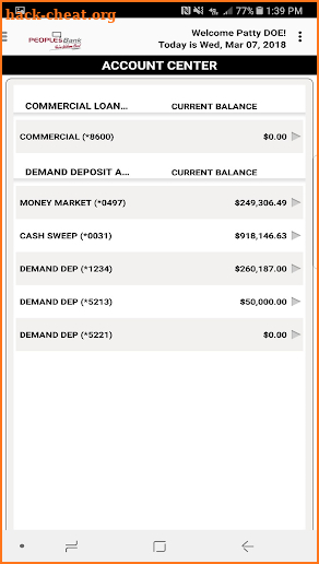 PeoplesBank CMC App screenshot