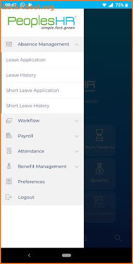 PeoplesHR Mobile screenshot