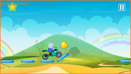 pepa happy pig racing moto screenshot