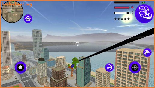 Pepe the Frog  Stickman Rope Hero Gangstar Crime screenshot