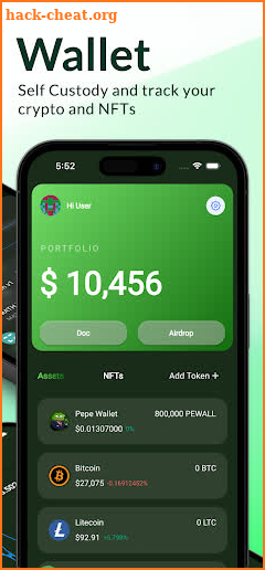 Pepe Wallet: DeFi Crypto screenshot