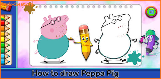 Pepp Piglet Coloring book screenshot