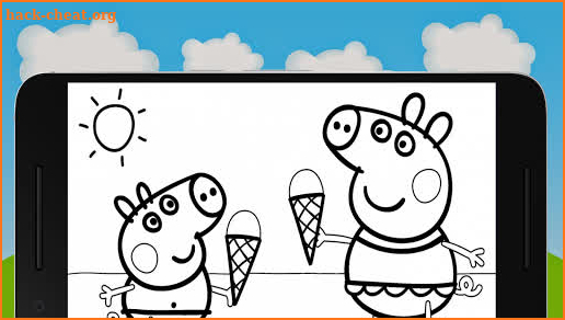 Peppa Pig Colouring In screenshot