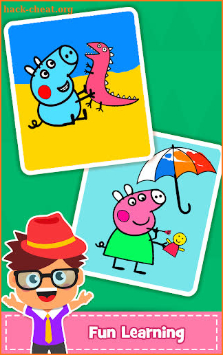 Peppas PIg Coloring Book: For Fun screenshot