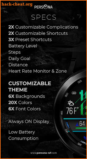 PER004 - Nova Watch Face screenshot