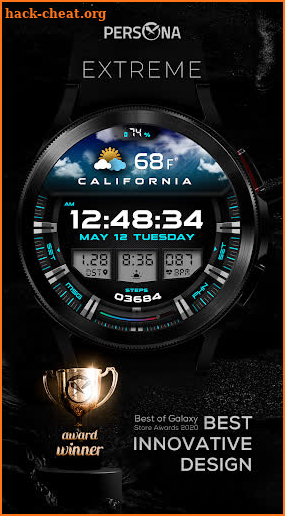 PER006 - Extreme Watch Face screenshot