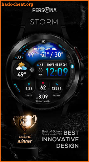 PER007 - Storm Watch Face screenshot