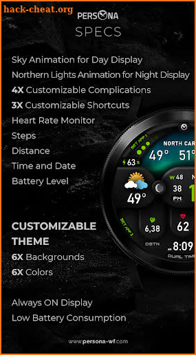 PER007 - Storm Watch Face screenshot