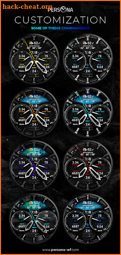 PER013 - Quartet Watch Face screenshot