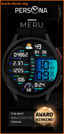 PER020 Meru Watch Face screenshot