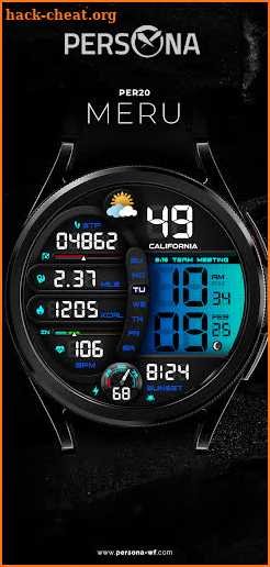 PER20 Meru Watch Face screenshot