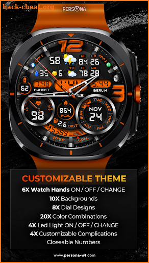 PER32 Ultra Hybrit Watch Face screenshot