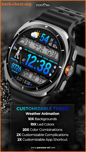 PER36 Digital Watch Face screenshot