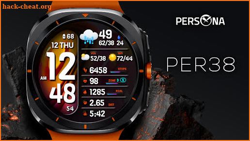 PER38 Digital Watch Face screenshot