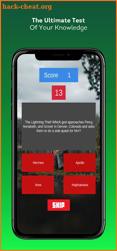 Percy Jackson Trivia Quiz screenshot