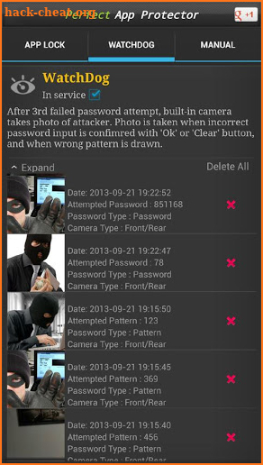 Perfect App Lock Pro screenshot