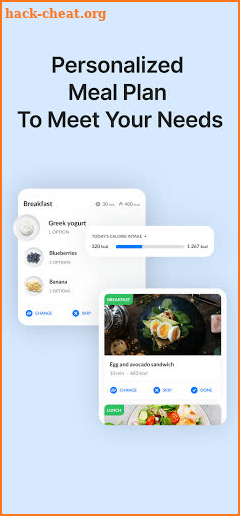 Perfect Body - Meal planner screenshot