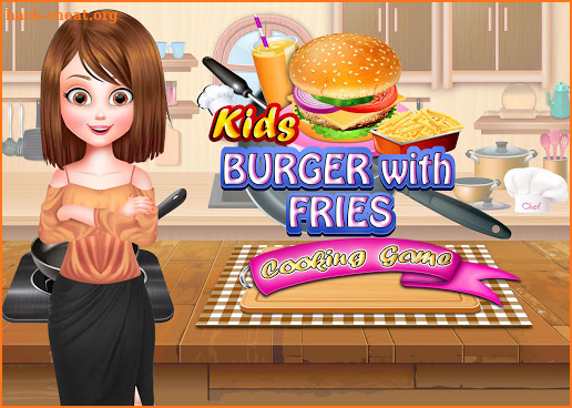 Perfect Burger Homemade Recipe - Girl Cooking Game screenshot