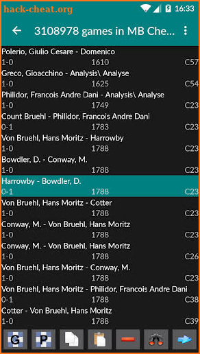 Perfect Chess Database screenshot