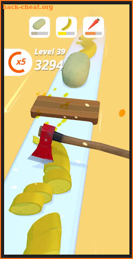 Perfect fruit cutting screenshot