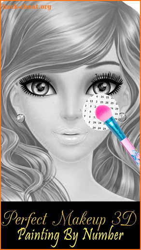 Perfect Makeup 3D Paint By Number - PixelArt screenshot