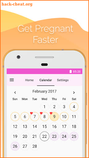 Period and Ovulation Tracker screenshot