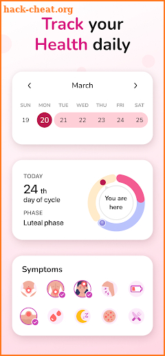 Period Tracker and Calendar screenshot