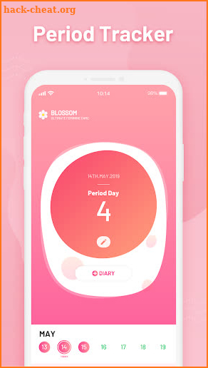 Period Tracker Blossom - Ovulation Calendar APP screenshot