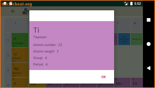 Periodic Table PRO screenshot