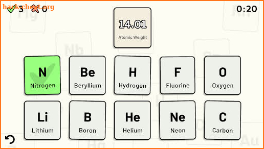 Periodic Table Quiz screenshot