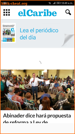 Periódico El Caribe screenshot