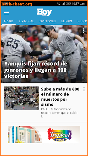 Periódico Hoy screenshot