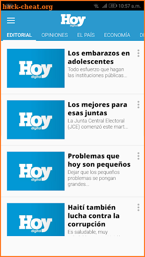 Periódico Hoy screenshot