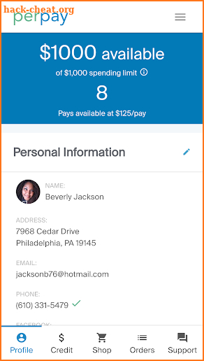 Perpay screenshot