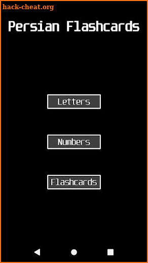 Persian Flashcards screenshot